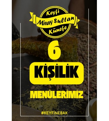 6 Kişilik Menü
