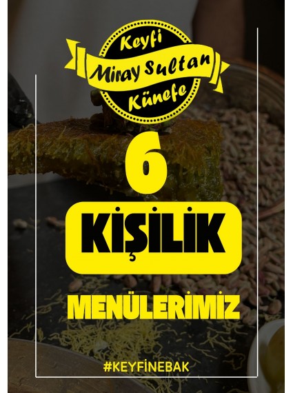 6 Kişilik Menü