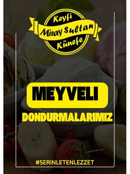 Meyveli Dondurmalar